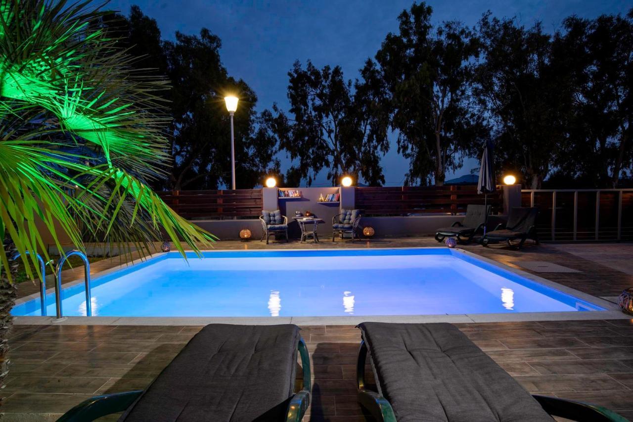 Maia Luxury Pool Villa Afantou Exterior foto