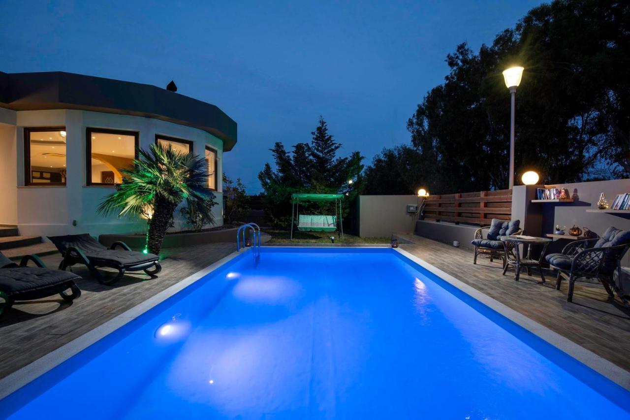 Maia Luxury Pool Villa Afantou Exterior foto