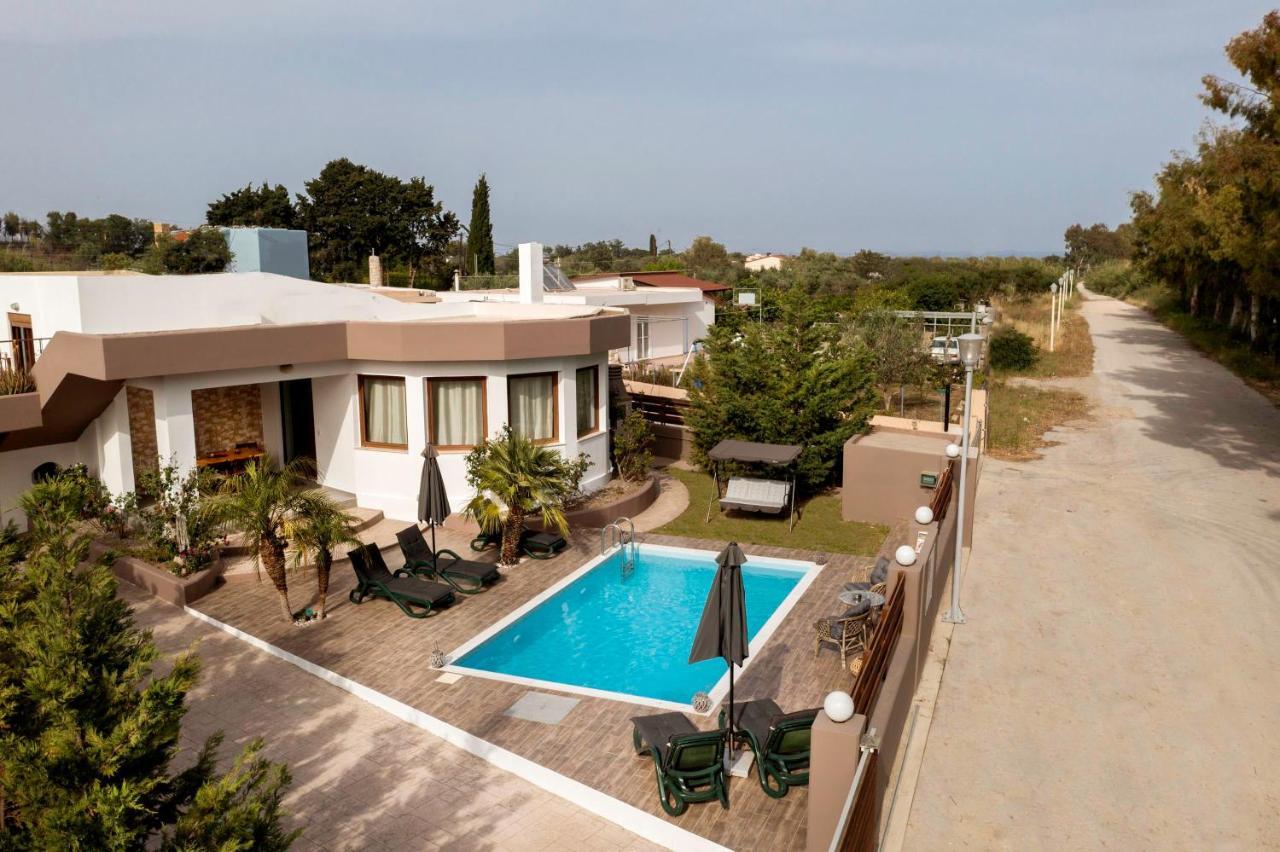 Maia Luxury Pool Villa Afantou Exterior foto