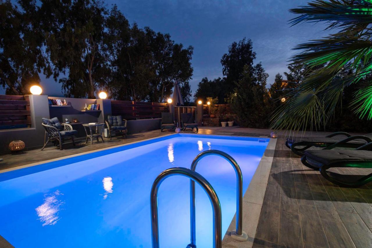 Maia Luxury Pool Villa Afantou Exterior foto